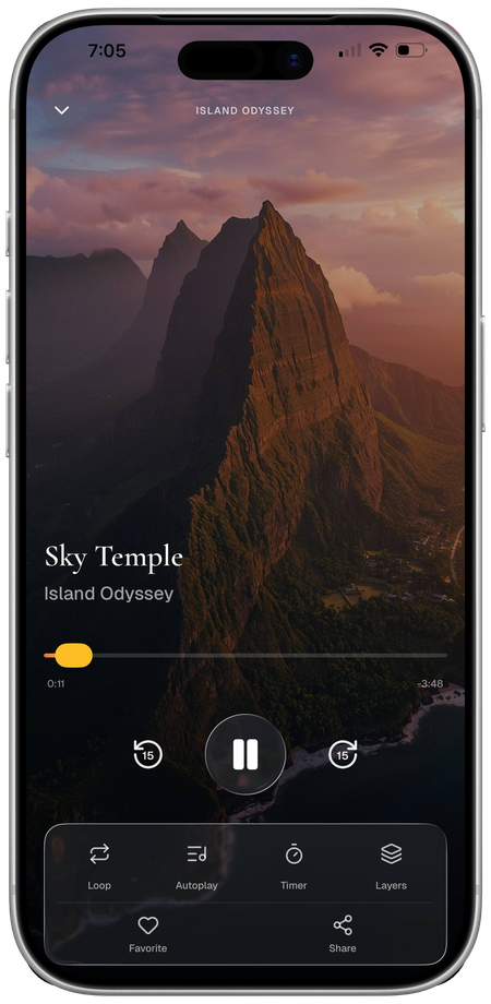 Island Vault iPhone preview